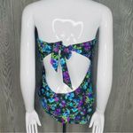 Elle  Swimsuit One-Piece Push-Up Ruched Floral Multi-Color swim wear bathing suit Photo 2