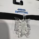 Urban Outfitters Brand new Black velvet choker necklace with clear butterfly charm #fairyvibes #y2kaccessories Photo 1