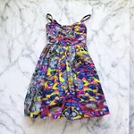 Amanda Uprichard NWT  100% silk watercolor sleeveless bustier style mini dress Photo 1