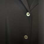 Burberry  London Women’s Navy Blue Viscose Button Down Shirt‎ Size 16 (48) Photo 3