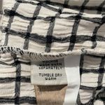 NEW Cut Loose Size Medium Top Blouse Crop Long Sleeve Checkered Plaid Boho Photo 8