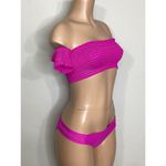 PilyQ New fuchsia smocked bikini set. My bottoms are a slightly different design. Photo 8
