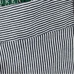 Ralph Lauren Lauren Pin Stripe Stretch Long Tab Trouser Pants Blue White 10P Photo 3