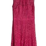 Monique Lhuillier ML  Pink Lace Formal Bridesmaid Dress 6 Photo 0