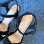 Chinese Laundry  Black Strappy Crocodile Sandals Shoe‎ Size 9.5 Photo 4