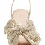 Loeffler Randall Dahlia Ankle Strap Knotted Sandal in Platinum Size 5 Photo 3