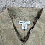 Athleta NWOT  Lightweight Lunar Sheen Shirt Jacket Brownstone Beige XL Relaxed Photo 5