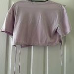Bloom Pop Lilac San Juan Cropped Tee Shirt Purple Photo 1