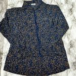 Blue Gold Zip Up Jacket and Pleated Short Two Piece Set Vintage 90s USA Made Size 12 Photo 1