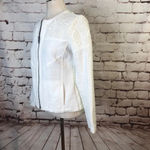 CAbi  White Lace Occasion Zip Up Jacket‎ Style 715 Photo 2