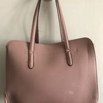 Nanette Lepore Large Leather Dusty Pink Handle Bag Photo 3
