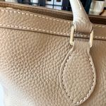 Dooney & Bourke Pebble Grain Zip Top Satchel Tote Taupe Brown Leather No Strap Photo 4