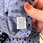 Habitat  Blue and Black Polka Dot Shift Short Sleeve Dress size XS Photo 7