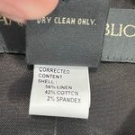 Banana Republic  Linen Blend Brown Pants Suit Set Women's Size‎ 4 Career Blazer Photo 7