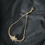 Macy's NWT Sterling  Silver Snowflake Swarovski Adjustable Tennis Bracelet Photo 8