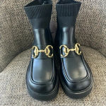 Urban Revivo Ankle‎ Boots size 6 NWT Chain embellishment Black Photo 2