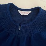 Vanity Fair  Blue Brush Polyester House Dress Robe Medium Pullover Housedress Photo 5