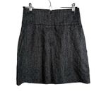Theory  Gray Wool Blend High Waist Mini Skirt Photo 2