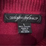 Designers Originals cherry wine cowl neck sweater size large Red Photo 3