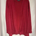 Lane Bryant Women’s Valentine Sparkle Red Sweater Cardigan Plus Sz 18/20 NWOT Photo 4