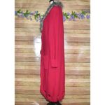 Jamie Gries Hot Pink Chunky Duster Cardigan Sweater Plus Size 1X Faux Fur Collar Photo 7