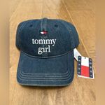 Tommy Hilfiger NWT  TOMMY GIRL LOGO DENIM BASEBALL CAP Photo 1