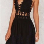 Honey Punch  Chloe sexy lacy open back S little black dress Photo 0