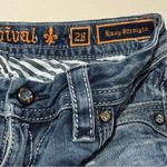 Rock Revival Women’s 28 Blue Adaliz Easy Straight Denim Jeans Embellished Y2k Photo 3