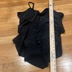 Chic Soul NWOT  Com women’s black ruffle one piece swimsuit size xlarge. Photo 3