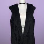 Zenana Outfitters NEW Black Teddy Vest Photo 0