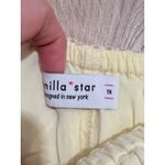 Vanilla Star Jeans Vanilla Star Linen Blend Skort 1X Yellow Ruffle Tiered Shorts Skirt Plus Size Photo 3