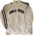 Hollister  white long sleeve zip up jacket size XL Photo 0