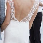 Rime Arodaky Eleonora Sheer Lace Bridal Wedding Mini Dress White FR 34 XS Size undefined Photo 1