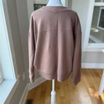 A New Day Light Brown Oversized Cropped Crewneck Sweatshirt Sz XXL Photo 3