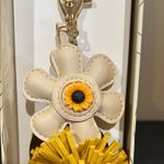 Eye Candy | Faux Leather Sunflower w/ Pom-Pom Bag Charm Photo 2