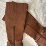 Linea Paolo Kamile Knee High Almond Toe Leather Tan Riding Boots(Size 9M) Photo 5