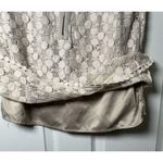 Kensie Skirt Womens Size 4 Lace overlay Lined Beige Back Zipper Lining Torn Photo 4