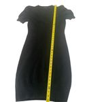 Modo International Women’s Angora Rabbit Hair Midi Dress Black L Size L Photo 2