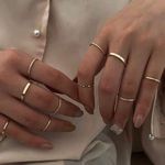 Boutique 10pc Minimalist Ring Set Photo 1