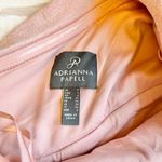 Adrianna Papell Metallic Knit One Shoulder Column Gown in Blush Pink Size 4 NWT Photo 5
