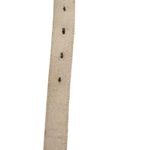 Nadim Genuine Leather Ostrich Silver Medallions #3205 Sz 30 Belt & Buckle Tan Photo 11