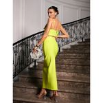 Rajiv Flower Bandage Skirt Set Green 3D Floral Size Small Stunning Photo 2