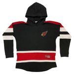NFL Team Apparel NFL Arizona Cardinals Women's Long Sleeve Hoodie in Black, Large Photo 0