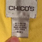 Chico's  Yellow Camisoles Summer Top Sz 1 Photo 5