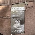 Liverpool Jeans Company Liverpool Brown Black Pinstripe Dress Pants Size 8/29 Petite Photo 3