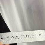 Kay Unger NWT  Davina Walk Thru Jumpsuit in Black Size 16 Photo 4