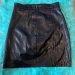 idem Ditto ídem ditto Faux Leather Ruffled Skirt Photo 1