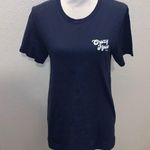 Bella Canvas  Crazy House Paris Texas Western Navy blue short sleeve shirt Photo 0