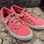 Sperry  Top Siders Pink Canvas Boat Shoe Size 7.5 Photo 0
