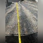 Philosophy  Black and Brown A-Line Skirt Sz L Animal Print Panel Circle Photo 6